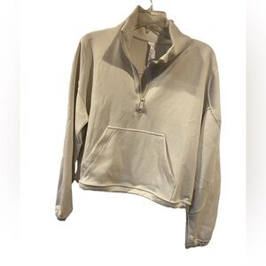 NWT Lululemon brushed softstreme half zip pullover Size 10